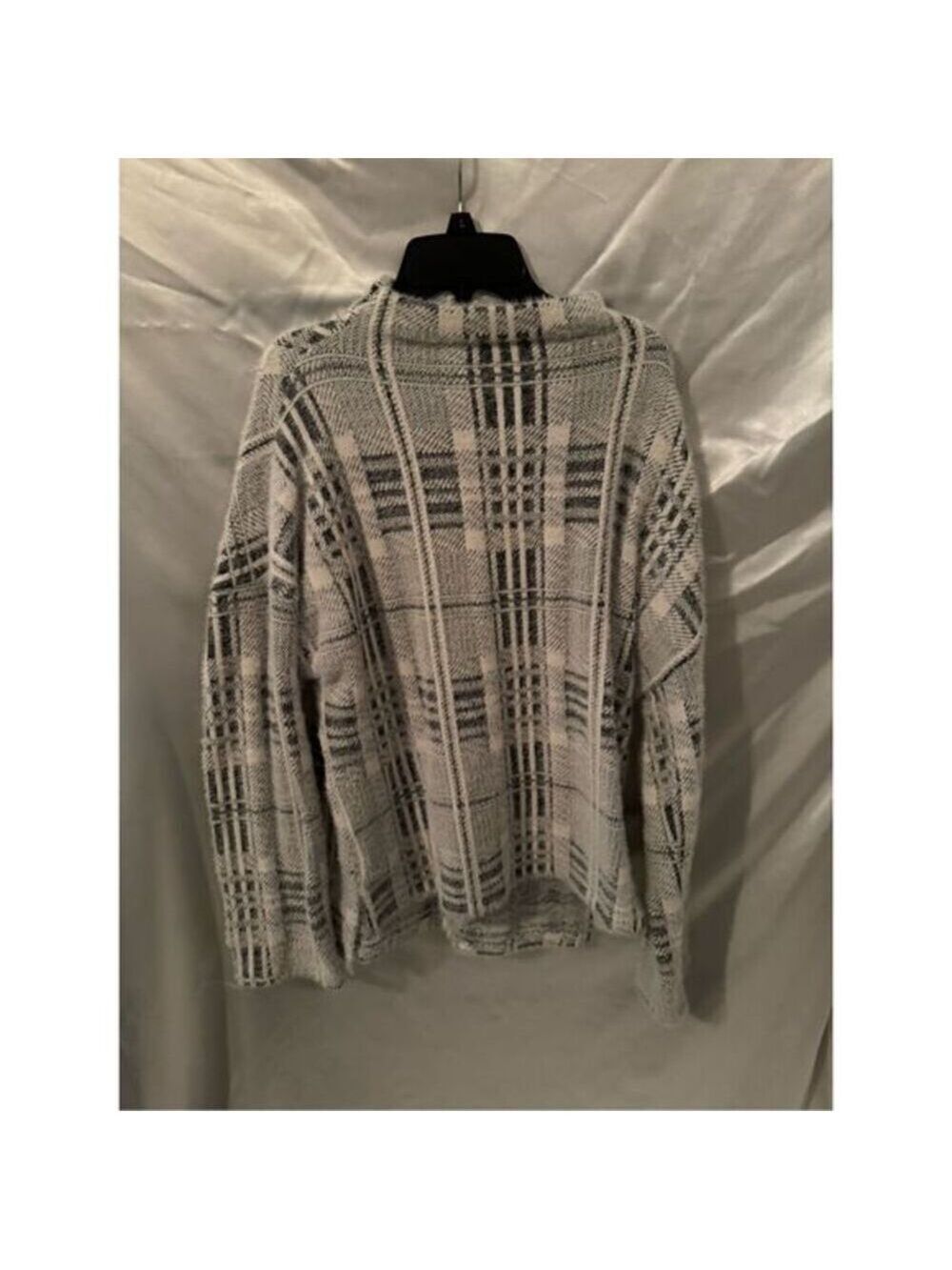 Grey Plaid Sweater